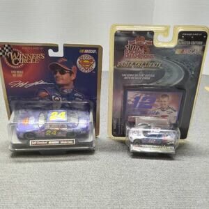 Jeff Gordon 24 Monte Carlo 1/43 & Jeremy Mayfield 12 1/64 NASCAR Diecast